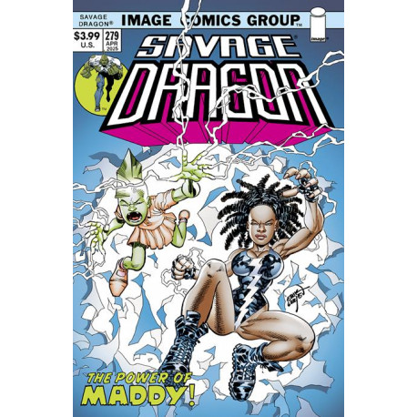 SAVAGE DRAGON 279 CVR B ERIK LARSEN 70S TRADE DRESS VAR MR 