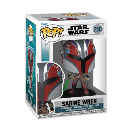 SABINE WREN STAR WARS AHSOKA POP VINYL FIGURINE S3 9 CM