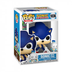 SONIC WITH HERO CHAO SONIC THE HEDGEHOG POP AND BUDDY VINYL FIGURINE 9 CM