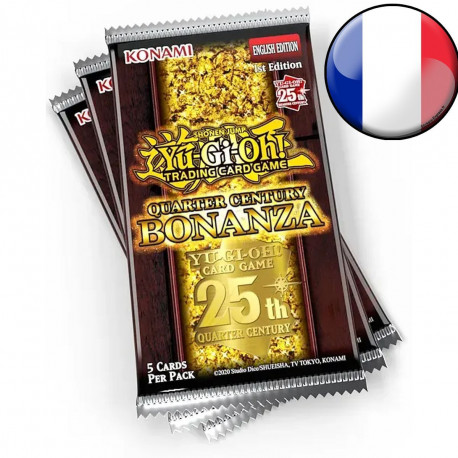 LA BONANZA DU QUART DE SIECLE YU-GI-OH CARTES A JOUER EN FR