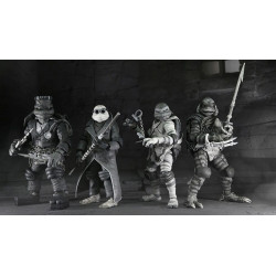 UNIVERSAL MONSTERS X TMNT PACK 4 FIGURINES BLACK AND WHITE 18 CM