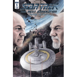 STAR TREK TNG THROUGH THE MIRROR 1 CVR A WOODWARD