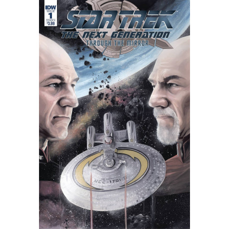 STAR TREK TNG THROUGH THE MIRROR 1 CVR A WOODWARD