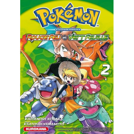 POKEMON ROUGE FEU ET VERT FEUILLE/EMERAUDE - TOME 2 - VOL2