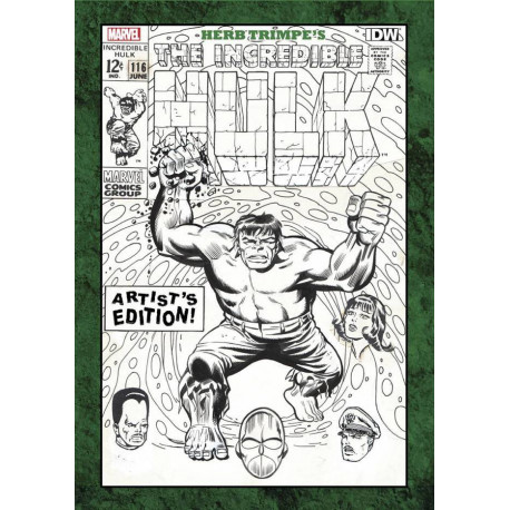 HERB TRIMPE INCREDIBLE HULK ARTIST ED HC 