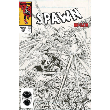 SPAWN 299 CVR C B W MCFARLANE